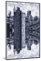 New York City Reflections Series-Philippe Hugonnard-Mounted Photographic Print