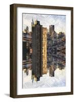 New York City Reflections Series-Philippe Hugonnard-Framed Photographic Print