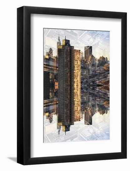 New York City Reflections Series-Philippe Hugonnard-Framed Photographic Print