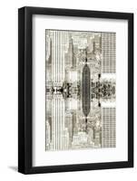 New York City Reflections Series-Philippe Hugonnard-Framed Photographic Print