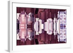 New York City Reflections Series-Philippe Hugonnard-Framed Photographic Print