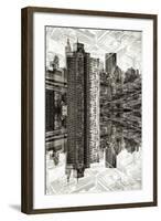 New York City Reflections Series-Philippe Hugonnard-Framed Photographic Print