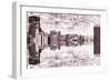 New York City Reflections Series-Philippe Hugonnard-Framed Photographic Print