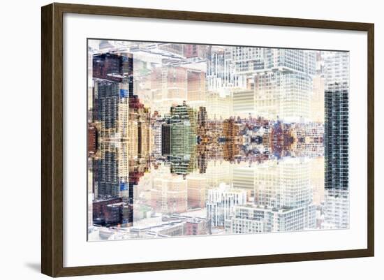 New York City Reflections Series-Philippe Hugonnard-Framed Photographic Print