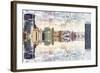 New York City Reflections Series-Philippe Hugonnard-Framed Photographic Print