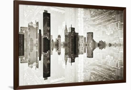 New York City Reflections Series-Philippe Hugonnard-Framed Photographic Print