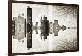 New York City Reflections Series-Philippe Hugonnard-Framed Photographic Print