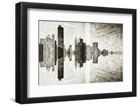 New York City Reflections Series-Philippe Hugonnard-Framed Photographic Print