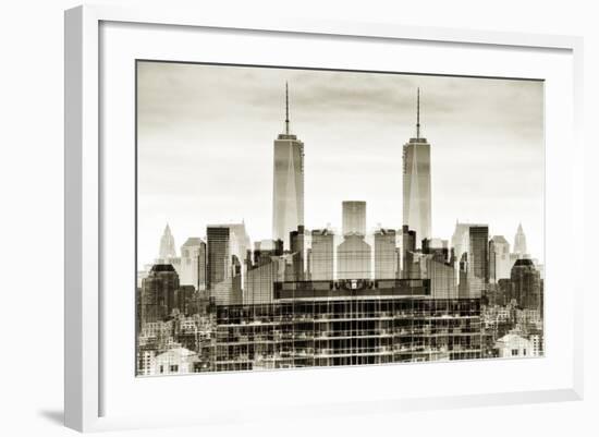 New York City Reflections Series-Philippe Hugonnard-Framed Photographic Print