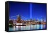 New York City's Tribute in Light September 11Th Memorial.-SeanPavonePhoto-Framed Stretched Canvas