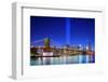 New York City's Tribute in Light September 11Th Memorial.-SeanPavonePhoto-Framed Photographic Print