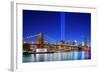 New York City's Tribute in Light September 11Th Memorial.-SeanPavonePhoto-Framed Photographic Print