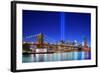 New York City's Tribute in Light September 11Th Memorial.-SeanPavonePhoto-Framed Photographic Print