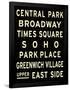 New York City Sign-null-Framed Poster