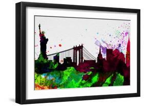 New York City Skyline 2-NaxArt-Framed Art Print