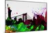 New York City Skyline 2-NaxArt-Mounted Art Print