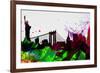 New York City Skyline 2-NaxArt-Framed Art Print
