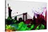 New York City Skyline 2-NaxArt-Stretched Canvas