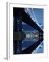 New York City Skyline and Manhattan Bridge at Night-Zigi-Framed Photographic Print