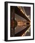 New York City Skyline and Manhattan Bridge at Night-Zigi-Framed Photographic Print