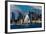 New York CIty Skyline as seen from Pallisades Avenue, New Jersey-null-Framed Photographic Print