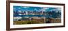 New York CIty Skyline as seen from Pallisades Avenue, New Jersey-null-Framed Photographic Print