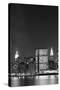 New York City Skyline at Night Lights, Midtown Manhattan-Zigi-Stretched Canvas