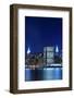 New York City Skyline at Night Lights, Midtown Manhattan-Zigi-Framed Photographic Print