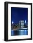 New York City Skyline at Night Lights, Midtown Manhattan-Zigi-Framed Photographic Print