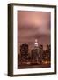 New York City Skyline at Night Lights, Midtown Manhattan-Zigi-Framed Photographic Print