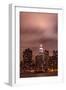 New York City Skyline at Night Lights, Midtown Manhattan-Zigi-Framed Photographic Print