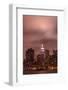New York City Skyline at Night Lights, Midtown Manhattan-Zigi-Framed Photographic Print