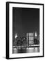 New York City Skyline at Night Lights, Midtown Manhattan-Zigi-Framed Photographic Print