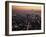 New York City Skyline at Night, NY-Barry Winiker-Framed Premium Photographic Print