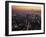 New York City Skyline at Night, NY-Barry Winiker-Framed Premium Photographic Print