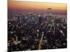 New York City Skyline at Night, NY-Barry Winiker-Mounted Photographic Print