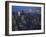 New York City Skyline East River Chrysler Building Night United Nations-William Perry-Framed Premium Photographic Print