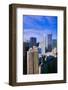 New York City skyline from 42nd floor, New York-null-Framed Photographic Print