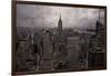 New York City skyline from above, New York, United States of America, North America-David Rocaberti-Framed Photographic Print