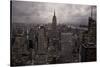 New York City skyline from above, New York, United States of America, North America-David Rocaberti-Stretched Canvas