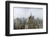 New York City Skyline Looking at Downtown from 5th Avenue and Central Park South-Dimitri Kessel-Framed Photographic Print