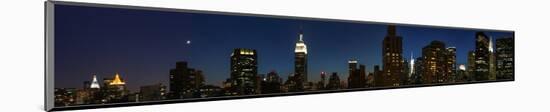 New York City Skyline Panorama-null-Mounted Poster