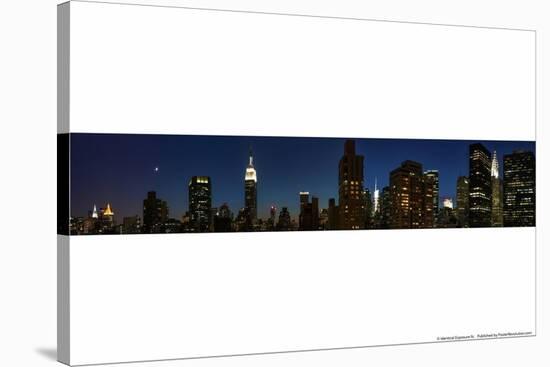 New York City Skyline Panorama-null-Stretched Canvas