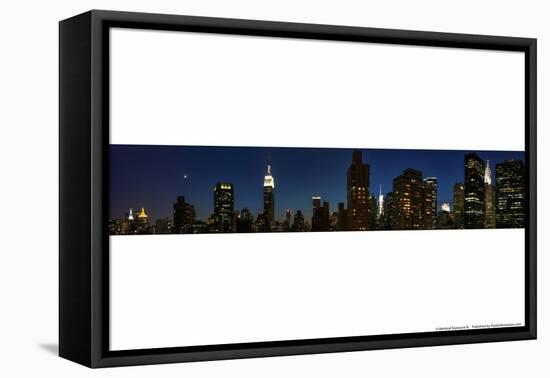 New York City Skyline Panorama-null-Framed Stretched Canvas