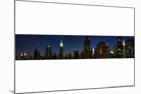 New York City Skyline Panorama-null-Mounted Photo