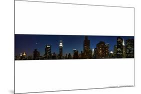 New York City Skyline Panorama-null-Mounted Photo