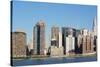 New York City Skyline with Empire State and Chrysler Buildings Photo Poster-null-Stretched Canvas