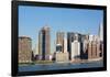 New York City Skyline with Empire State and Chrysler Buildings Photo Poster-null-Framed Poster