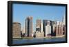 New York City Skyline with Empire State and Chrysler Buildings Photo Poster-null-Framed Poster