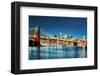 New York City Skyline-null-Framed Art Print